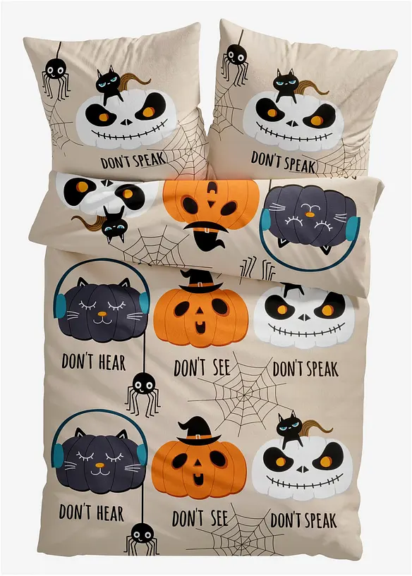 Parure de lit avec citrouilles, bonprix