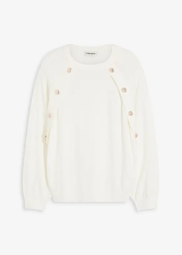 Pull fluide en fine maille de viscose mélangée, bonprix