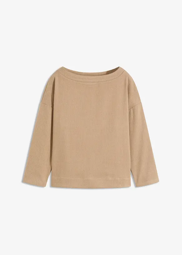 Tunique à imprimé chevrons en tissu épais, bonprix