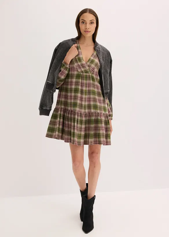 Robe courte en coton majoritaire, bonprix