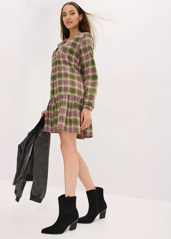 Robe courte en coton majoritaire, bonprix