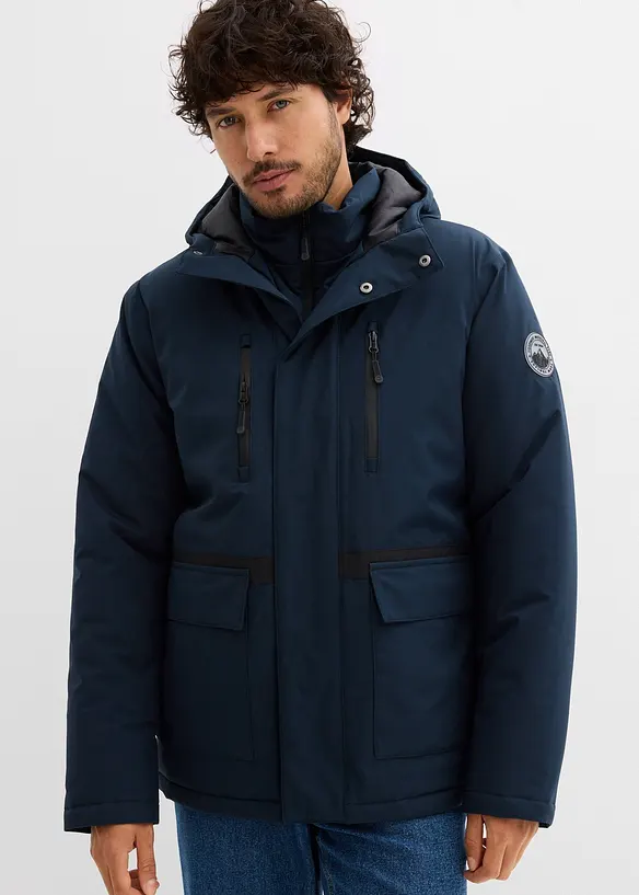Parka technique d’hiver, imperméable et coupe-vent, bonprix
