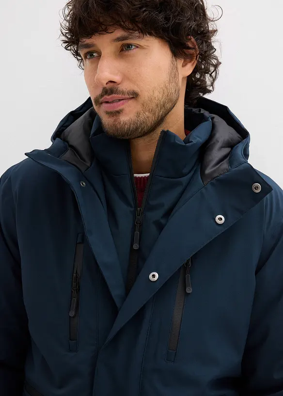 Parka technique d’hiver, imperméable et coupe-vent, bonprix