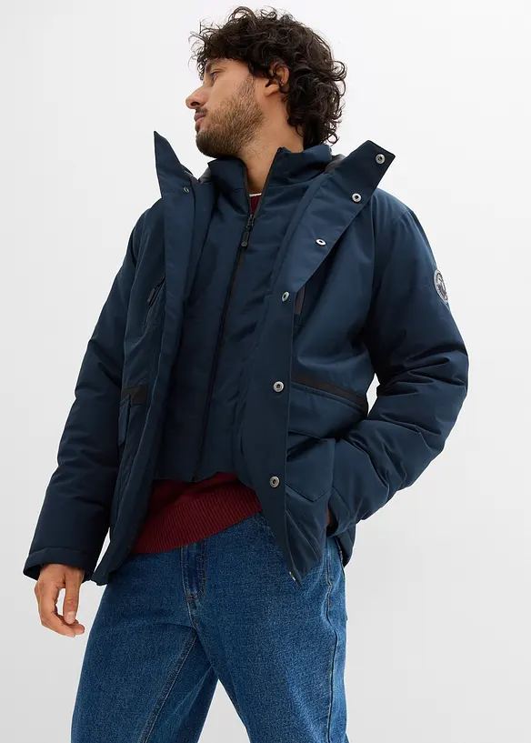Parka technique d’hiver, imperméable et coupe-vent, bonprix