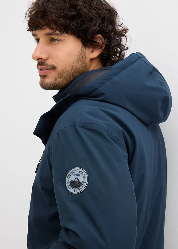 Parka technique d’hiver, imperméable et coupe-vent, bonprix