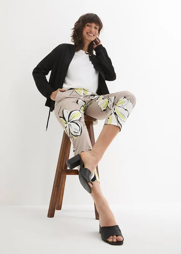 Pantalon 7/8 extensible, bonprix