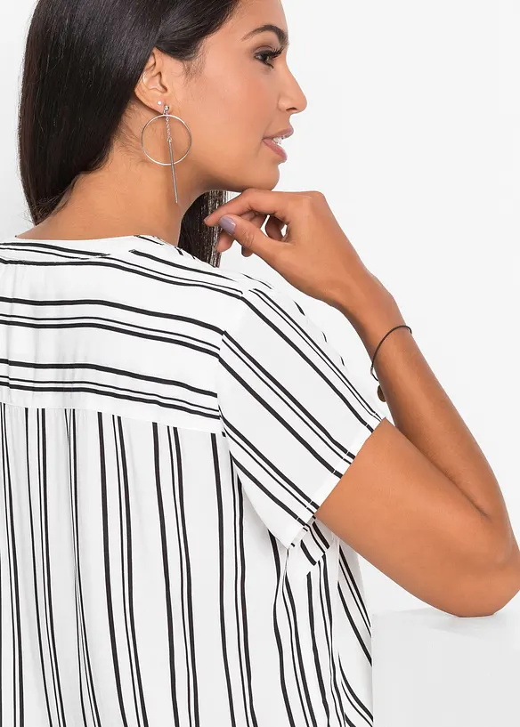 Chemisier manches courtes 100% viscose, bonprix