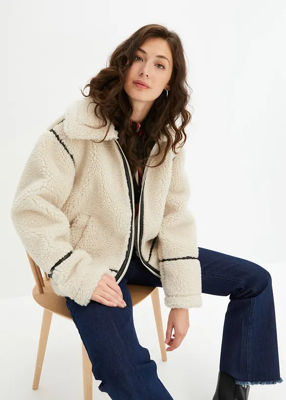 Veste en sherpa, bonprix