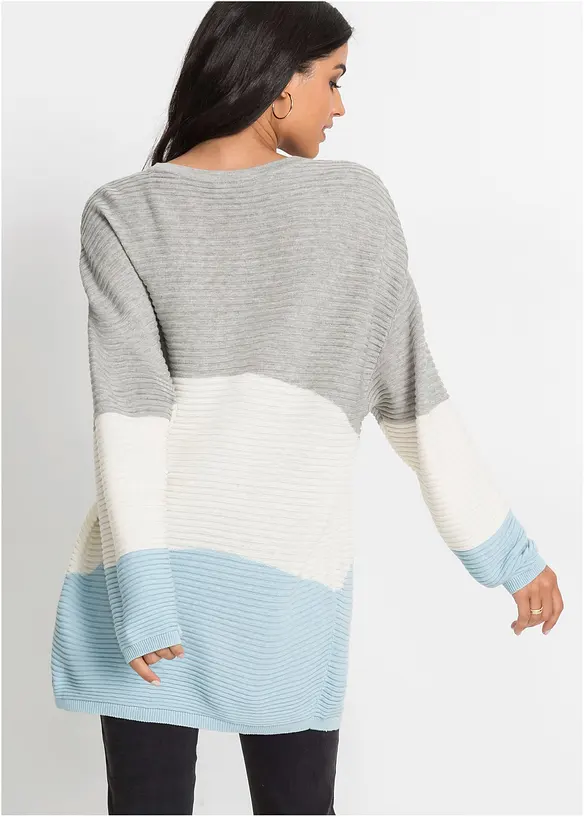 Pull côtelé, bonprix