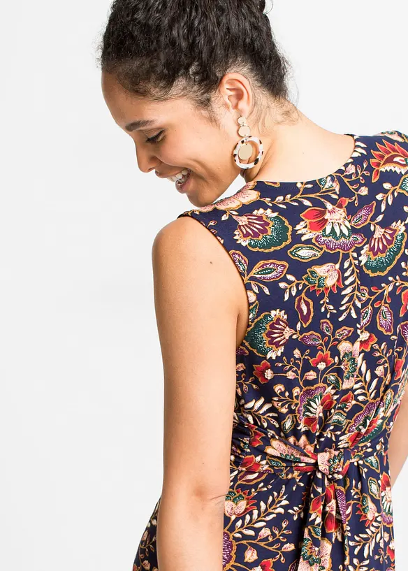 Robe longue imprimée, bonprix