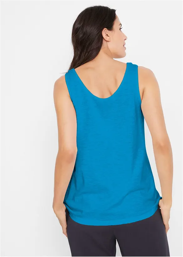 Top en coton &agrave; d&eacute;tails n&oelig;uds, bonprix