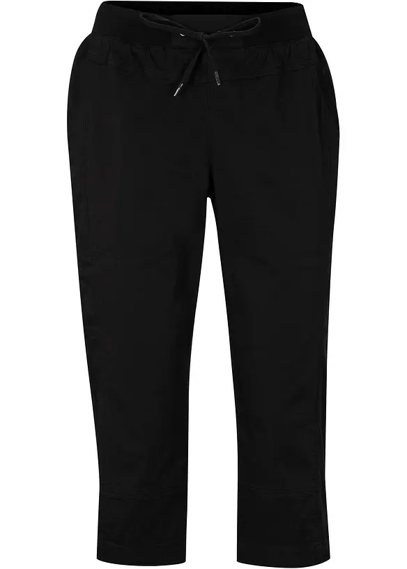 Pantalon corsaire avec lien à nouer, bonprix