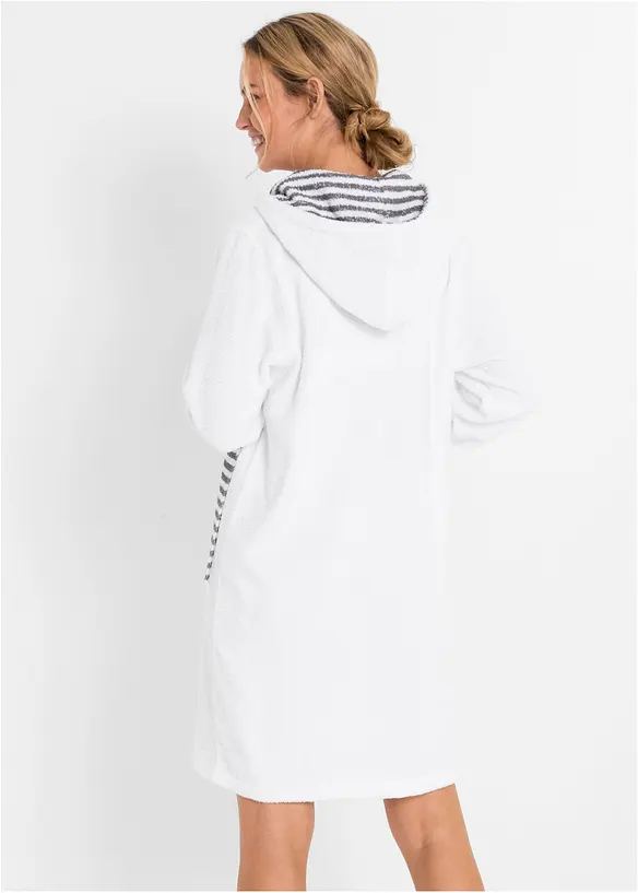 Peignoir de bain zippé en éponge, bonprix