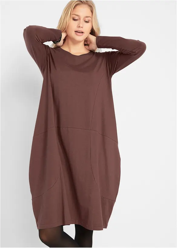 Robe de forme ovoïde en jersey, bonprix