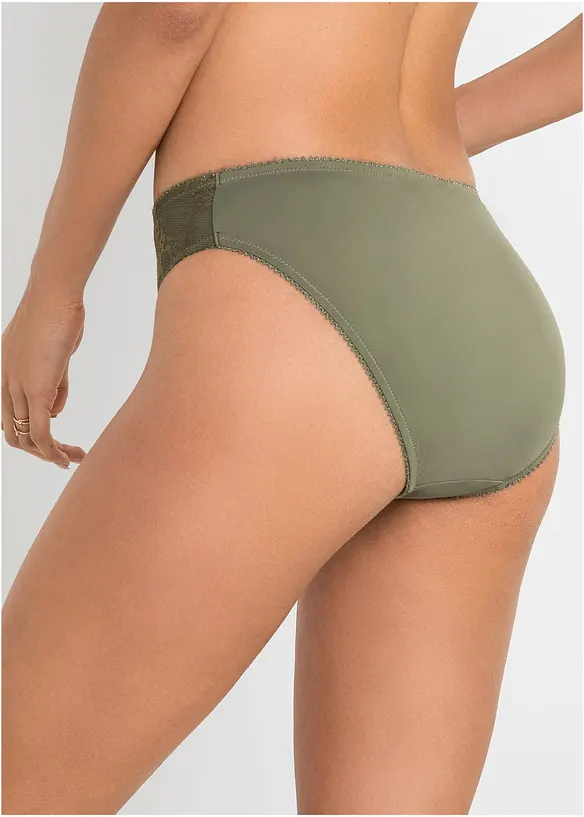 Lot de 2 slips avec dentelle, bonprix