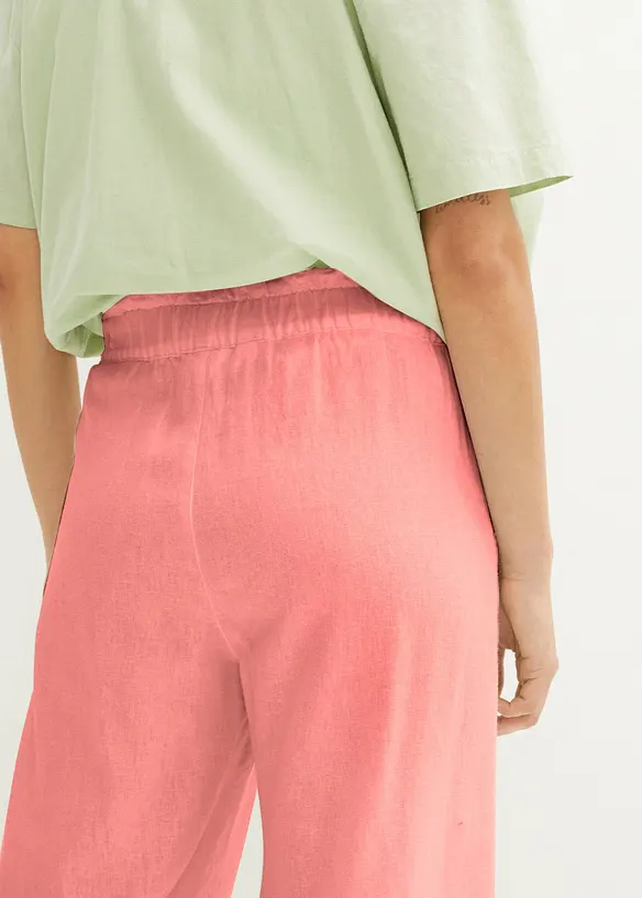 Jupe-culotte en lin, longueur mollet, bonprix