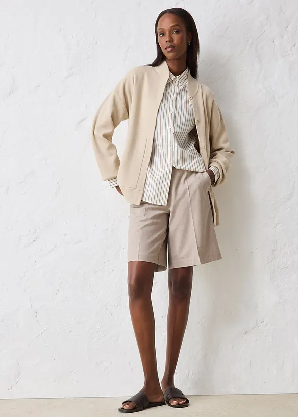 Jupe-culotte avec laine, bonprix