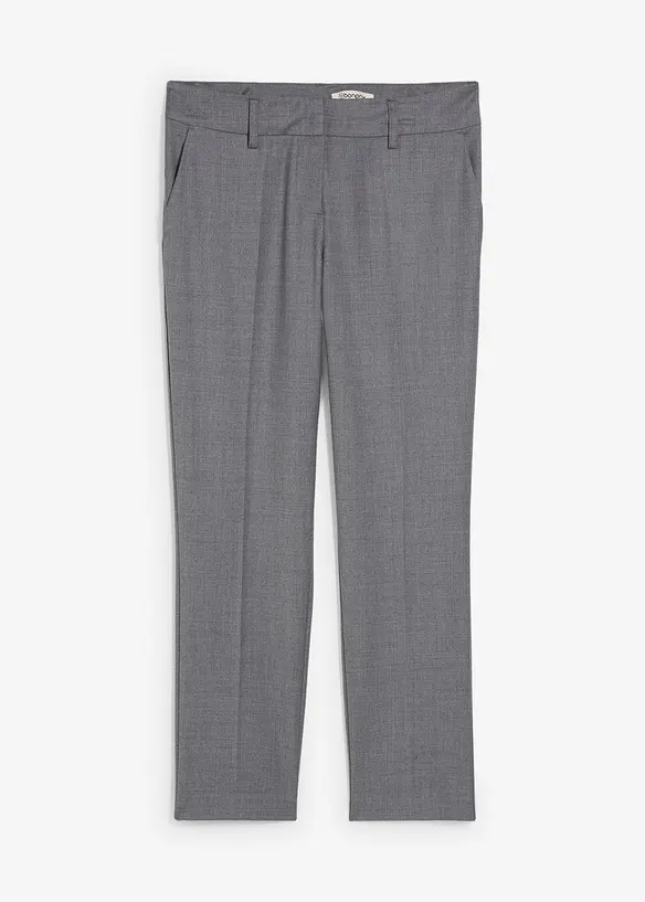 Pantalon étroit en laine mélangée, bonprix