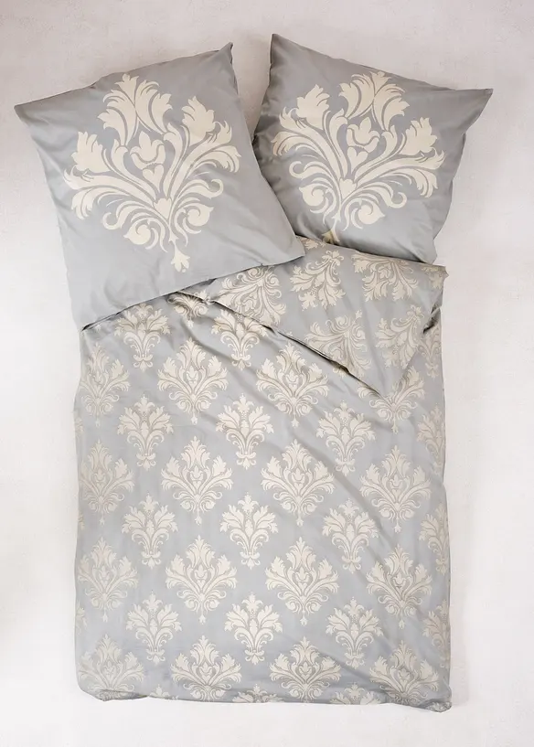 Parure de lit en percale avec ornements, bonprix