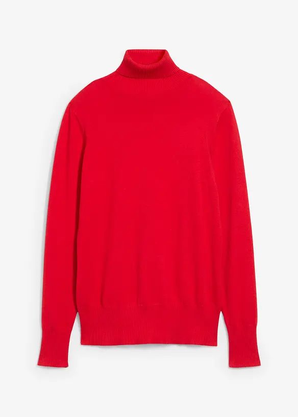 Pull col roul&eacute; basique, bonprix