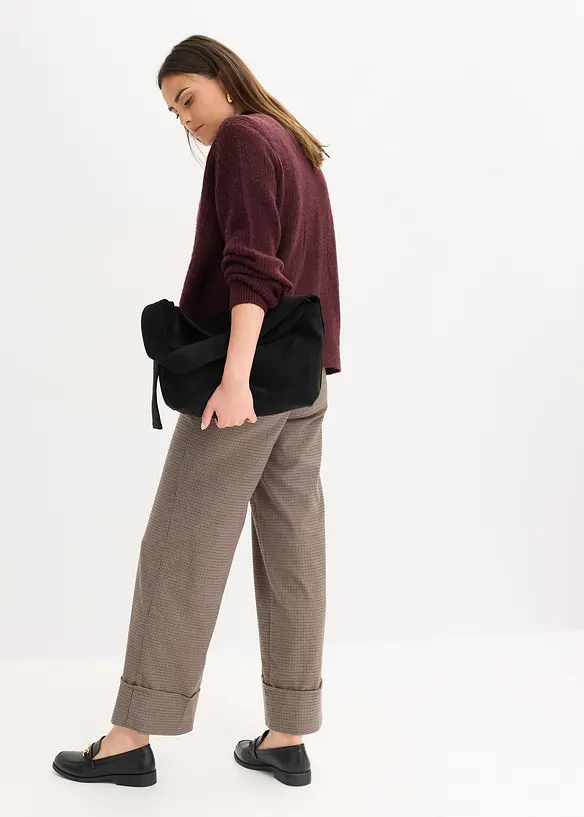 Gilet en maille torsad&eacute;e, bonprix