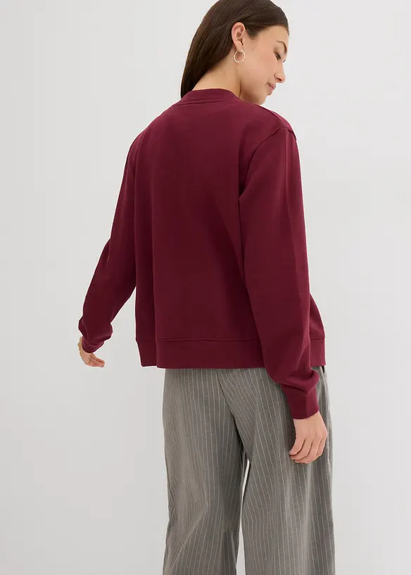 Blouson boutonné en molleton, bonprix