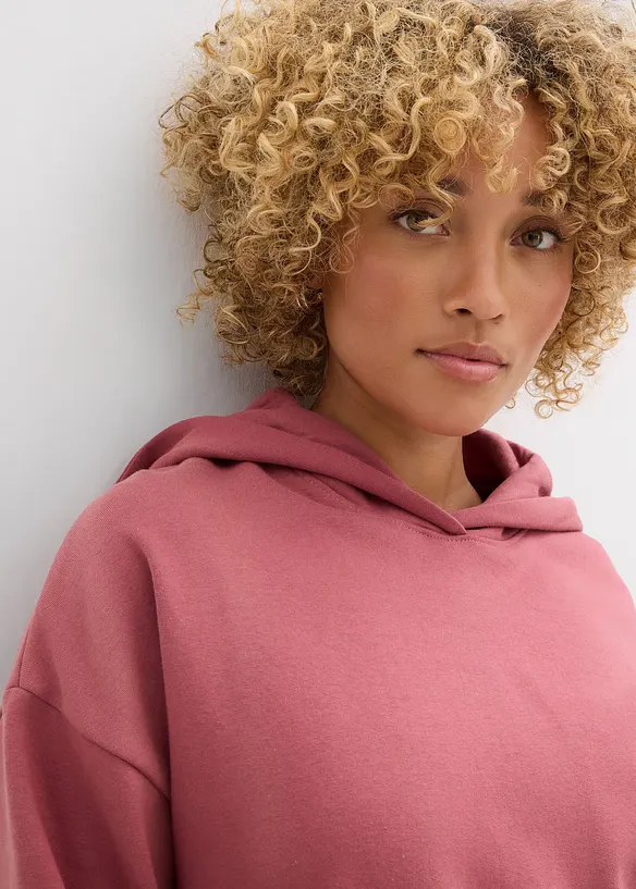 Sweat &agrave; capuche 100% coton, bonprix