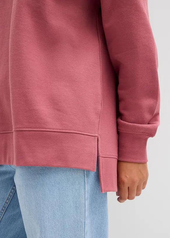 Sweat &agrave; capuche 100% coton, bonprix