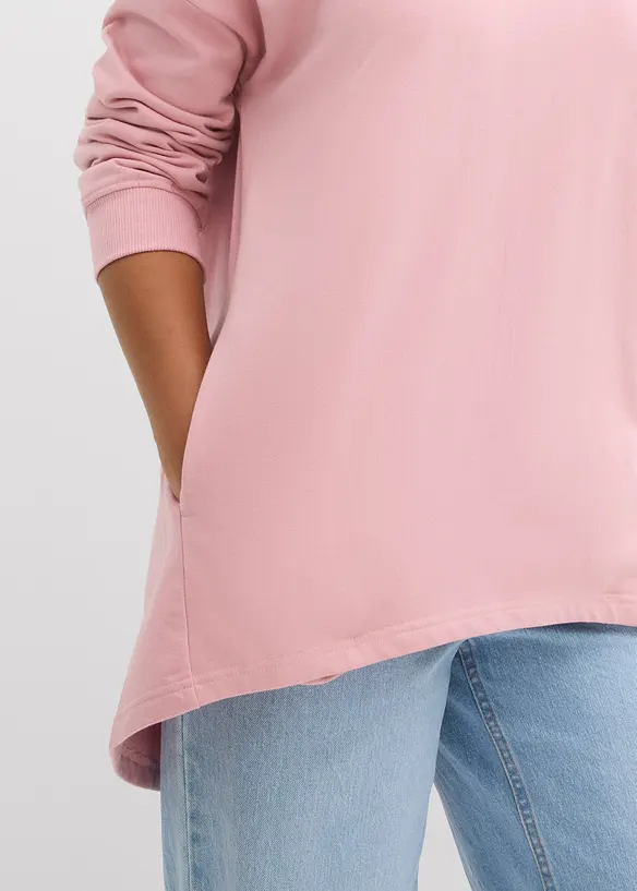 Sweat-shirt oversize 100% coton, bonprix