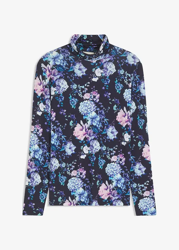 T-shirt manches longues en viscose douce et extensible, bonprix