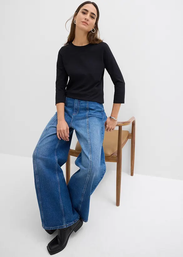 T-shirt manches 3/4, bonprix