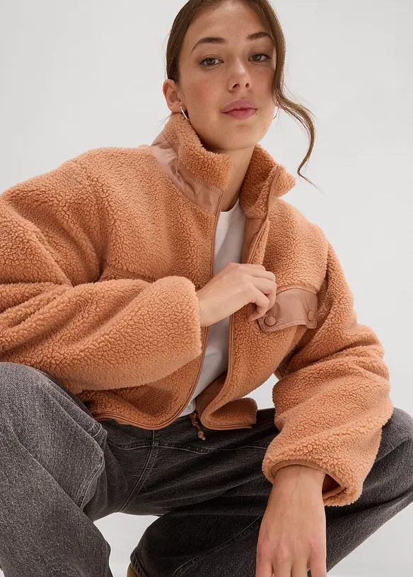 Veste en sherpa, bonprix