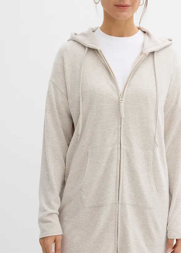 Gilet en fine maille mélangée, bonprix