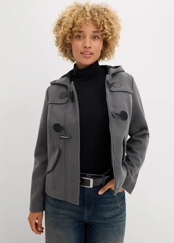 Duffle-coat aspect laine, bonprix