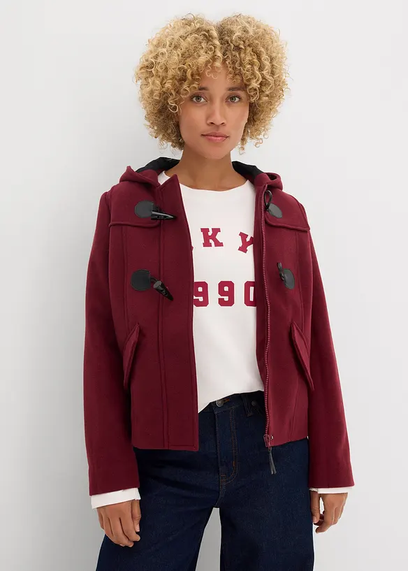 Duffle-coat aspect laine, bonprix