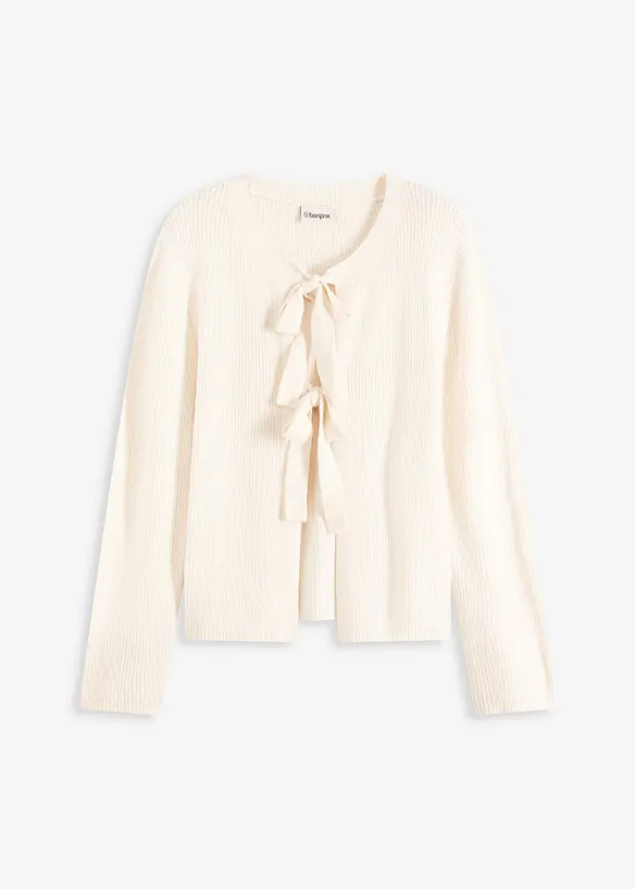 Gilet en maille de coton mélangé, bonprix