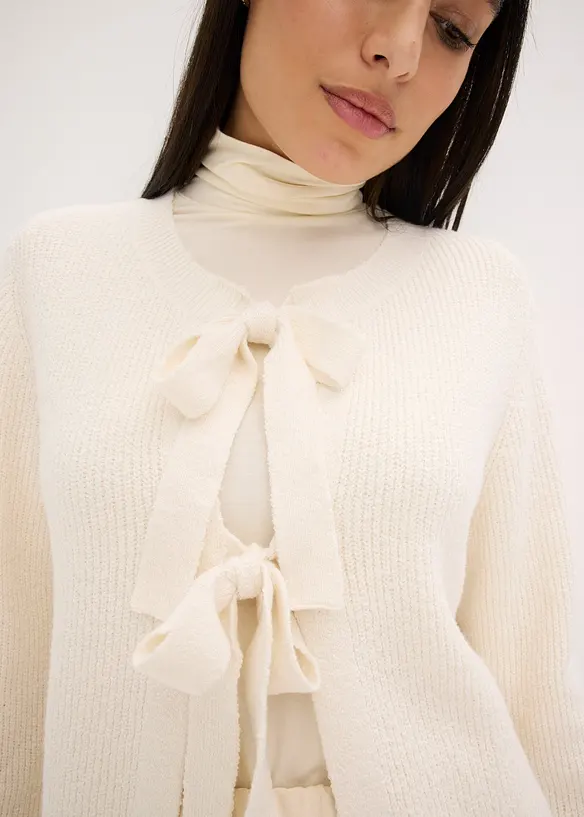 Gilet en maille de coton mélangé, bonprix