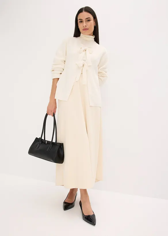 Gilet en maille de coton mélangé, bonprix