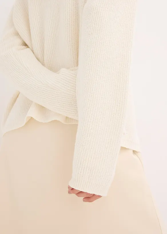 Gilet en maille de coton mélangé, bonprix