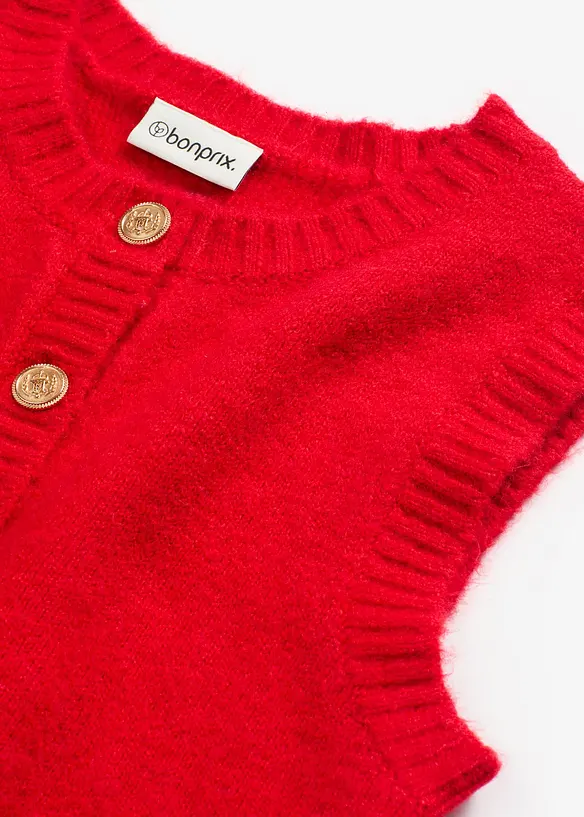 Gilet sans manches en maille, bonprix