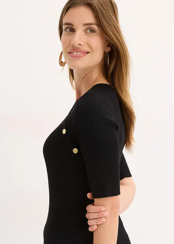 Pull doux en fine maille, viscose majoritaire, bonprix