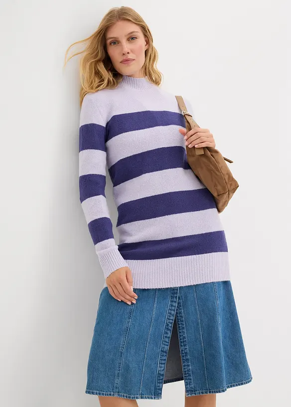 Pull long en maille, bonprix