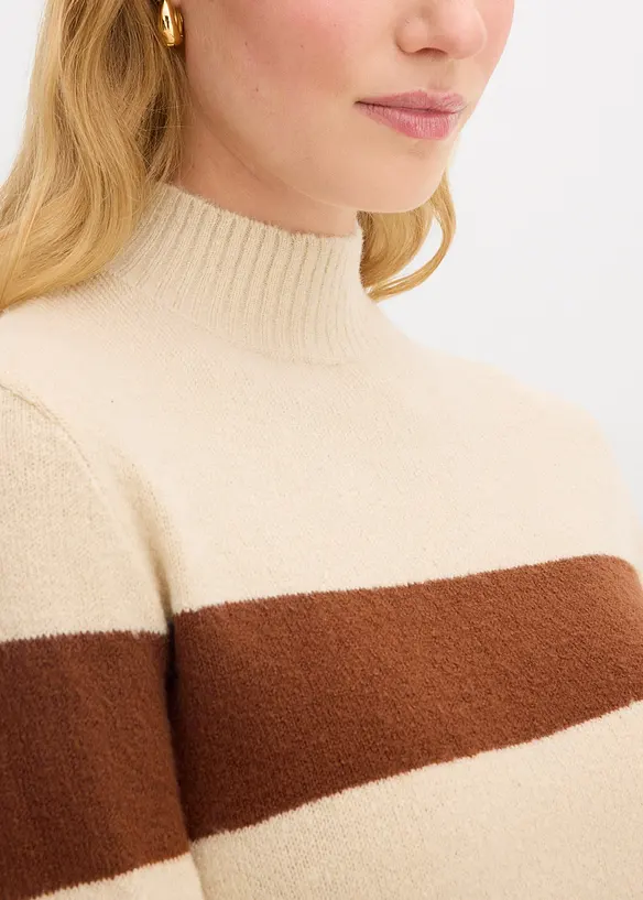 Pull long en maille, bonprix