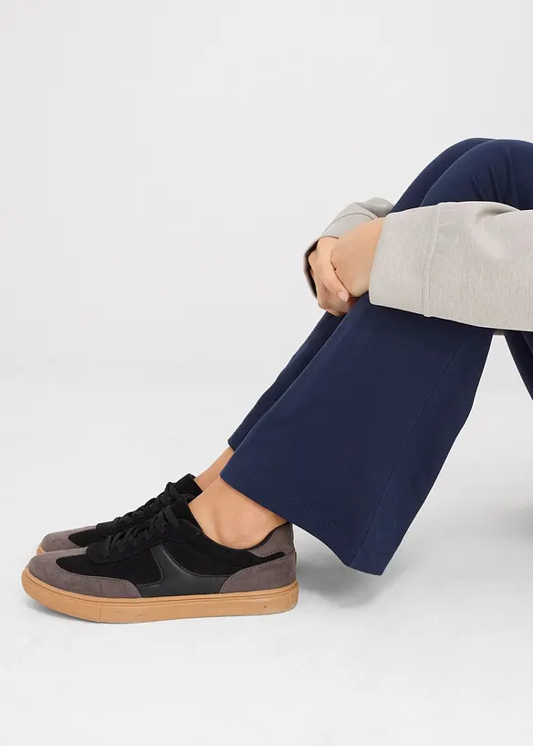 Pantalon flare en coton extensible, bonprix