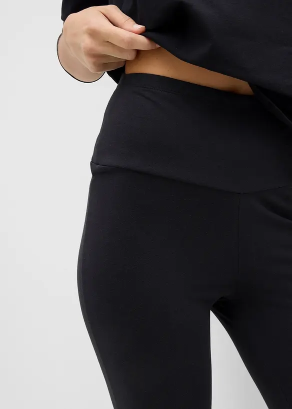 Pantalon flare en coton extensible, bonprix