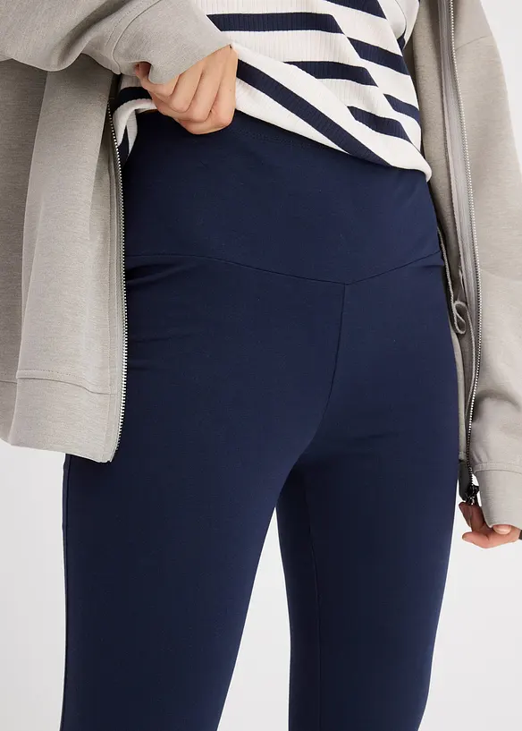 Pantalon flare en coton extensible, bonprix