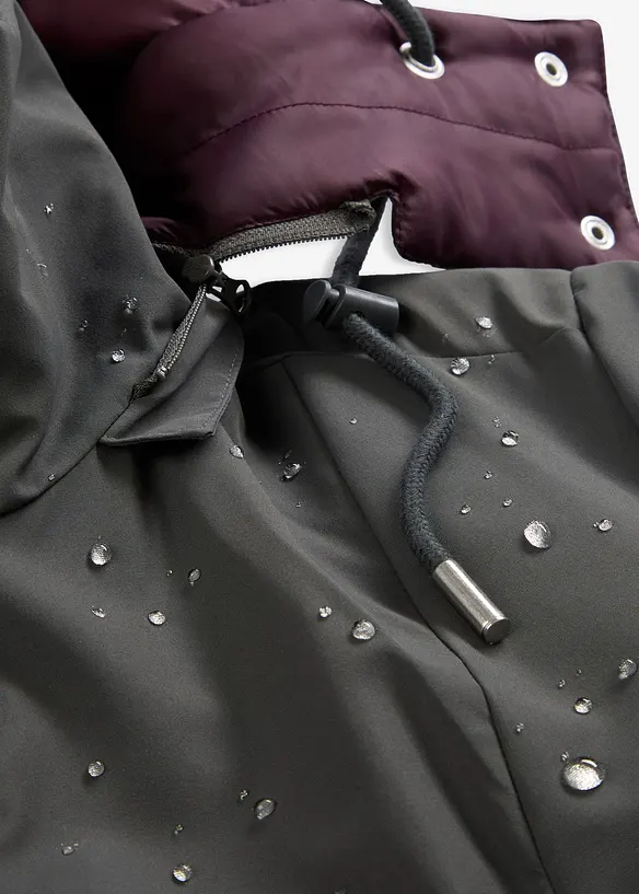 Veste outdoor déperlante, effet superposé, bonprix