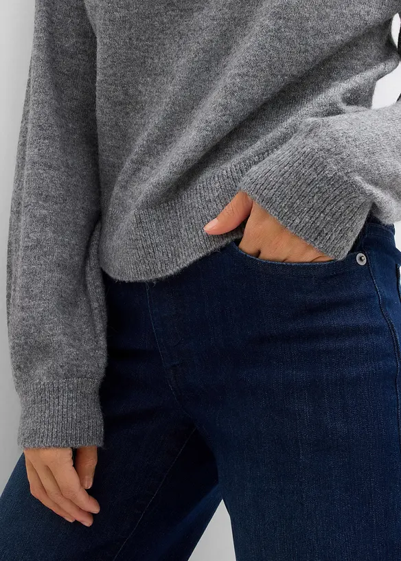 Pull col polo, bonprix