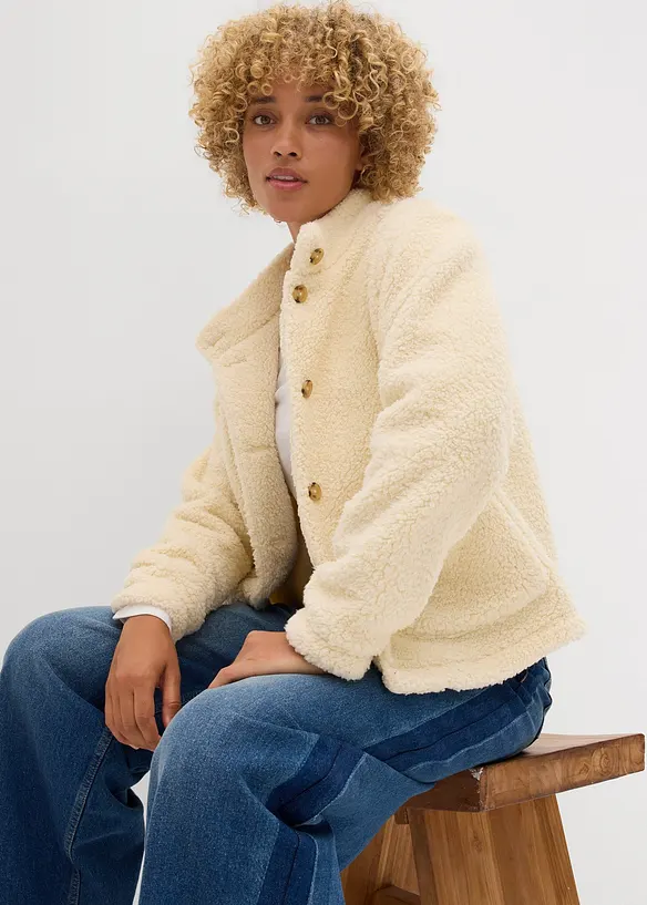 Veste en sherpa, bonprix