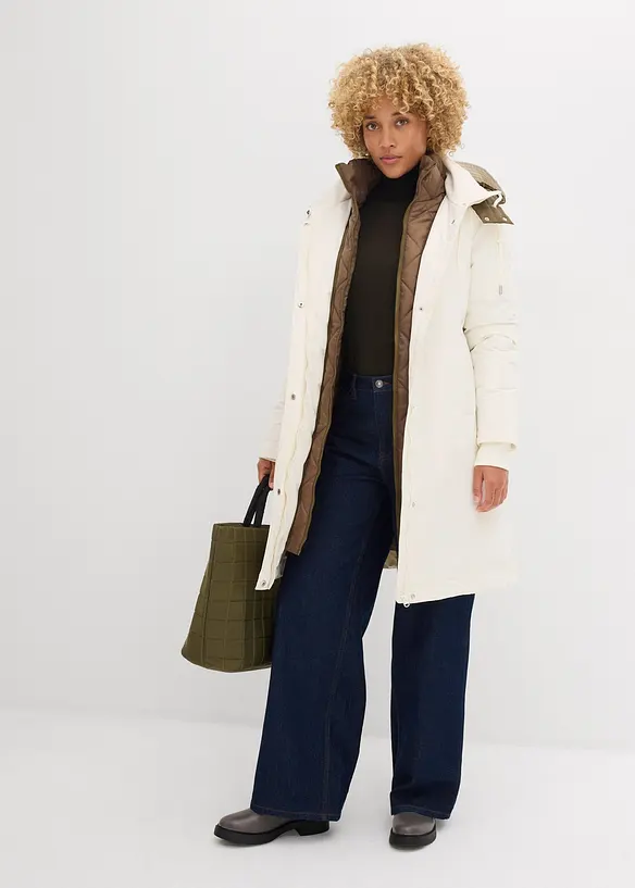 Veste outdoor déperlante, effet superposé, bonprix